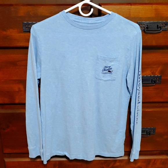 Vineyard Vines Merry Christmas Pocket T-shirt - Picture 2 of 9